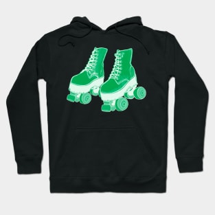 Green Roller Skates Hoodie